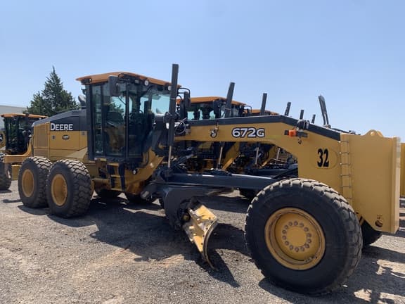 2019 John Deere 672G on the lot