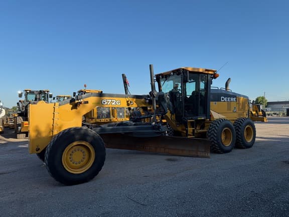 2019 John Deere 672G on the lot