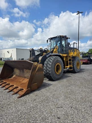 2023 John Deere 744 P on the lot